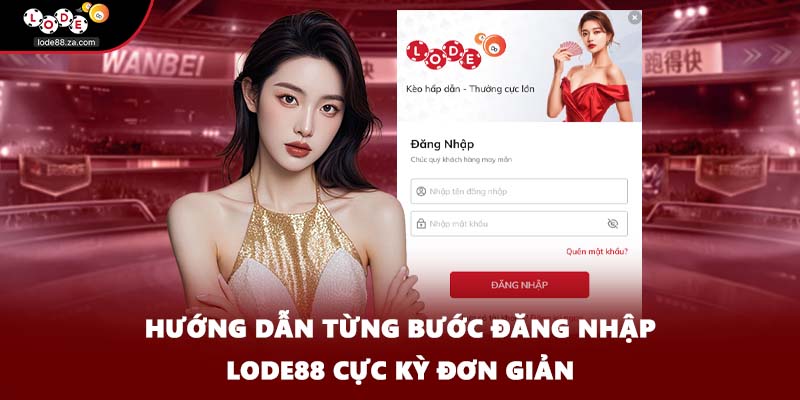 Hướng dẫn từng bước đăng nhập Lode88 cực kỳ đơn giản
